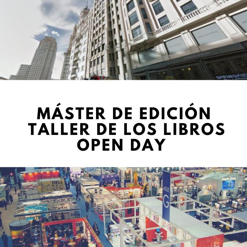 Jornada de puertas abiertas en el X Máster de Edición de Taller de los Libros: Barcelona, 8 de septiembre